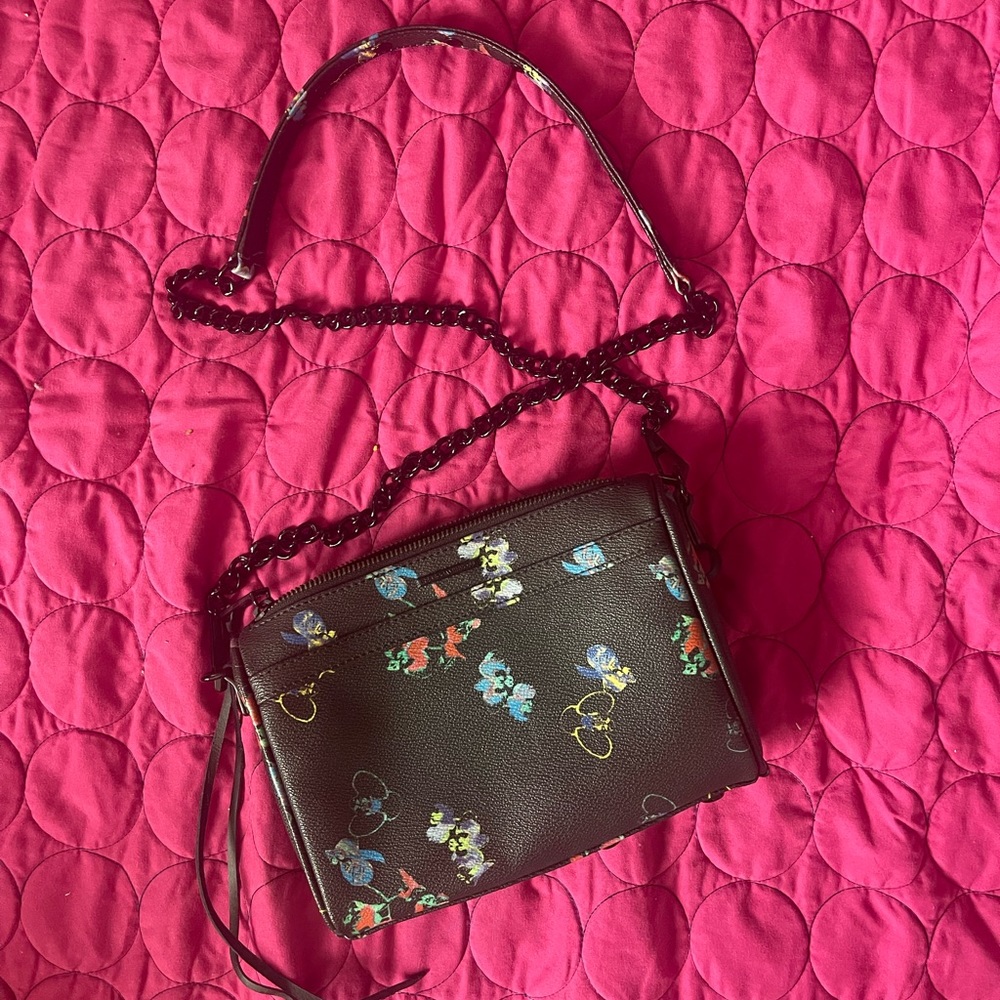 Rebecca Minkoff purse floral butterfly print - Picture 7 of 10